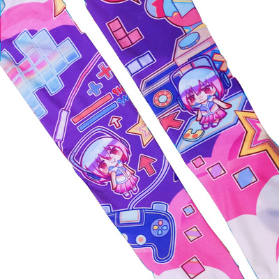 Calcetines hasta la Rodilla Tema Videojuegos Soft Girl Japonés - Image 8