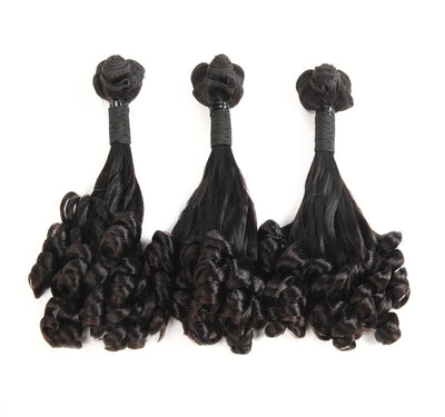 Peluca Trenzada Europea Americana de Cabello Real - Extensiones de Cabello Tejido - Image 9