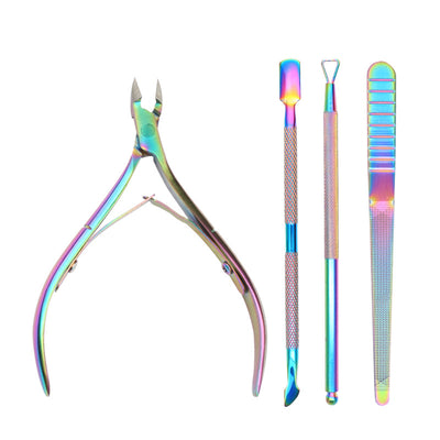 Kit de 4 Tijeras de Acero Inoxidable para Eliminación de Piel Muerta - Image 7