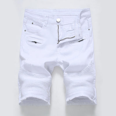 Shorts Denim Slim Stretch con Cierre - Image 9