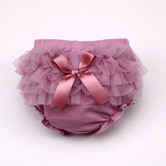 Shorts Infantiles con Moño Mesh - Ropa Coreana para Niñas - Image 5