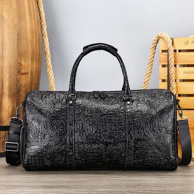 Bolso para Hombre con Diseño Embosado Retro - Image 14