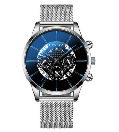 Reloj de Cuarzo para Hombre con Banda de Acero Inoxidable y Calendario - Image 28