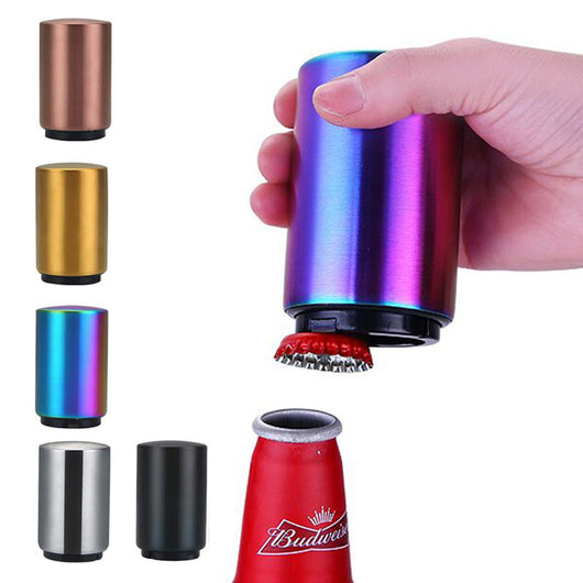 Abridor de Botellas Magnético Automático de Acero Inoxidable - Accesorio de Bar Premium - Image 30