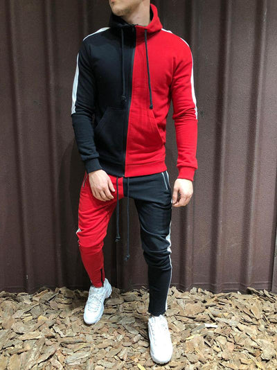 Conjunto Deportivo de Dos Piezas con Capucha y Contraste - Image 25