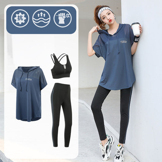 Conjunto de Yoga Suelto para Mujer - Tela Transpirable de Secado Rápido - Image 11