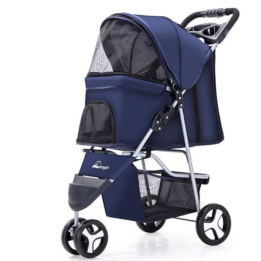 Carrito Plegable para Mascotas - Cómodo y Portátil para Perros y Gatos - Image 6