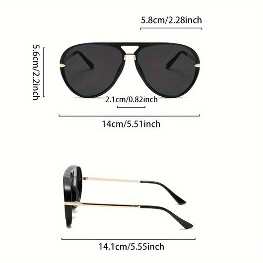 Gafas de Marco Semimetálico Diseño Minimalista - Image 6