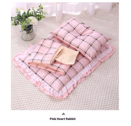 Cama Acolchada Tres Piezas para Gatos y Perros - Colchoneta de Algodón Premium - Image 12