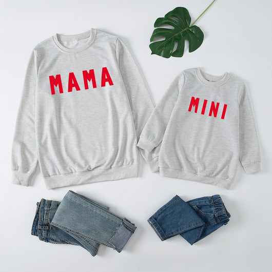 Sudadera Familiar a Juego con Estampado de Letras Otoño - Image 11