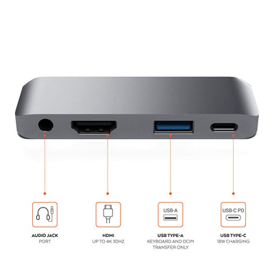 Hub USB-C Multifunción para iPad Pro con HDMI, Audio 3.5mm y Carga PD - Image 5