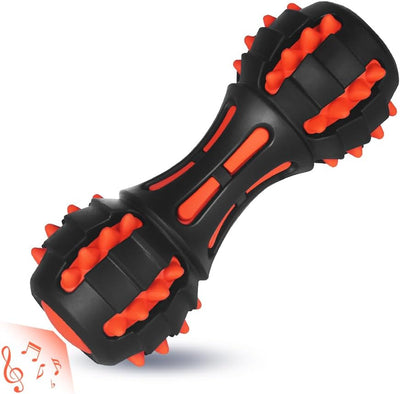 Juguete Masticable Indestructible para Perros Grandes - Forma Mancuerna con Sonido - Image 6