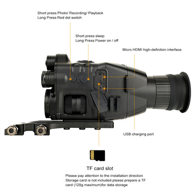 Kit Profesional de Visión Nocturna HD CY789 con Mira de Precisión - Image 5
