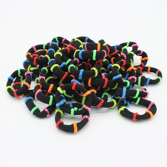Anillo Toallero Bambú Elástico Multicolor Talla Pequeña - Juego de 50 Piezas