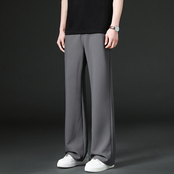 Pantalones Casuales Holgados de Pierna Recta para Hombre