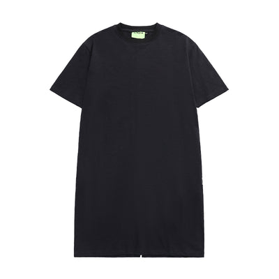 Remera Larga Tipo Falda Oversize de Algodón Slub - Image 2