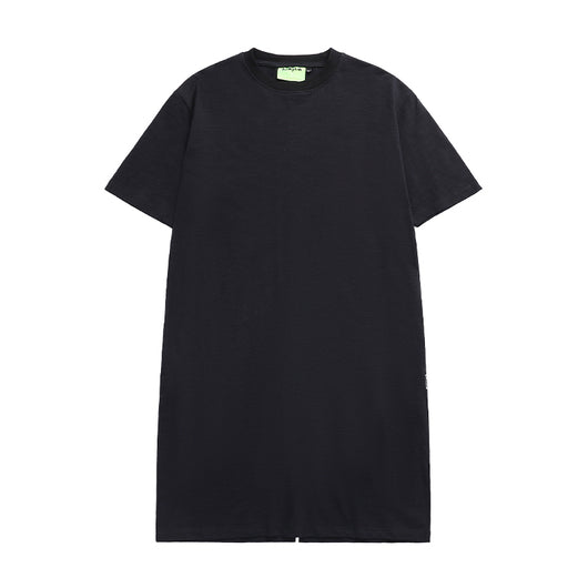 Remera Larga Tipo Falda Oversize de Algodón Slub - Image 2