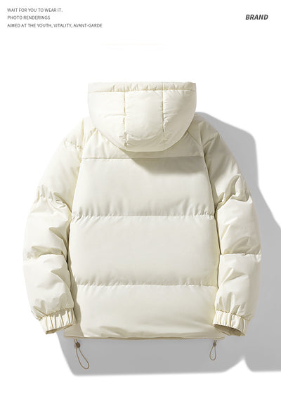 Abrigo de Plumón de Pato Blanco Unisex - Chaqueta Térmica Oversized - Image 16