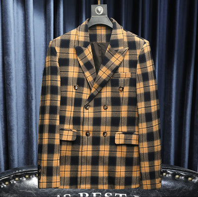 Blazer Slim Fit Cuadros para Hombre - Versátil para Negocios - Image 15