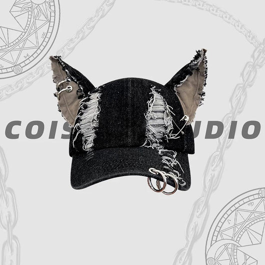 Gorra de Béisbol Denim Lavado con Diseño Vintage - Image 10