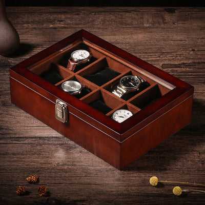 Caja Organizadora de Relojes con Tapa de Cristal - Image 12