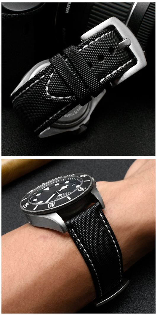 Correa de Reloj Nylon Canvas Tiansuo Haixing para Hombre - Image 38