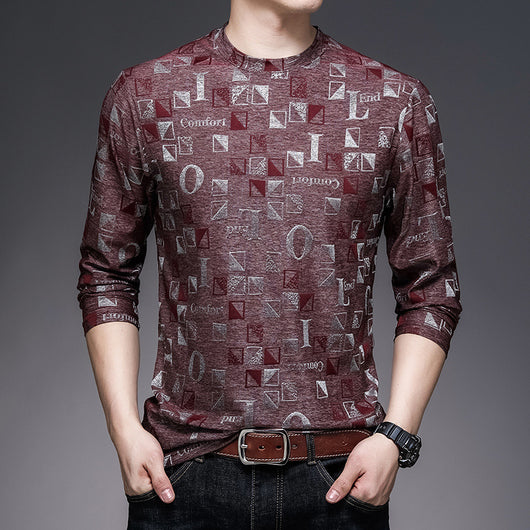 Camiseta Estampada Manga Larga para Hombre - Image 3