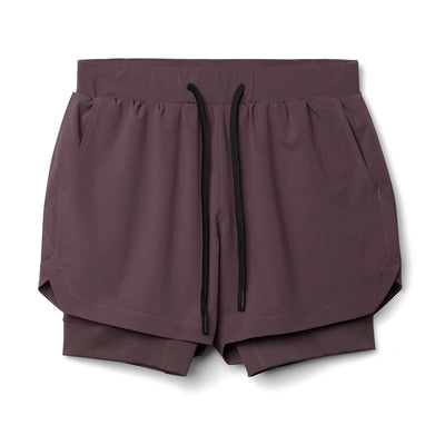Shorts Deportivos Casual con Doble Capa y Diseño Superpuesto - Image 12
