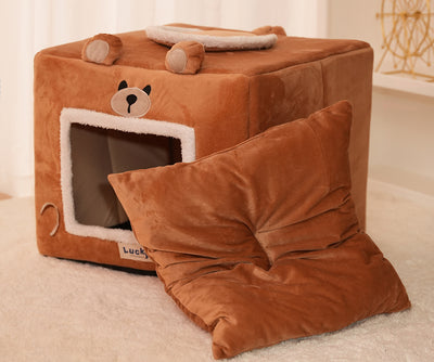 Casa Cama Térmica para Mascotas - Cueva Acogedora Lavable - Image 15