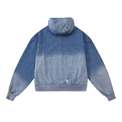 Chaqueta Denim Desgastada Heavy Wash Maychao - Image 16