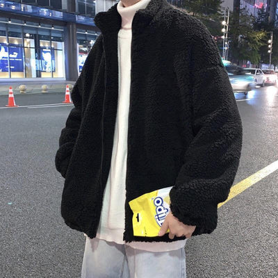 Abrigo de Algodón Suelto y Cálido para Hombre - Invierno - Image 12