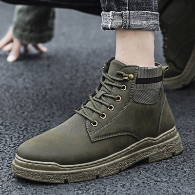 Zapatillas Altas Estilo Coreano para Hombre - Diseño Trendy - Image 23