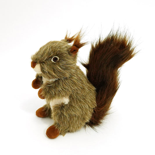Juguete Interactivo para Perros con Sonido Chirriante - Peluche Ardilla Resistente para Masticadores Agresivos