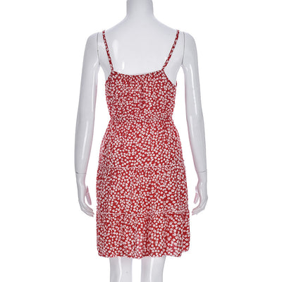 Vestido Floral Escotado con Espalda Abierta - Image 9