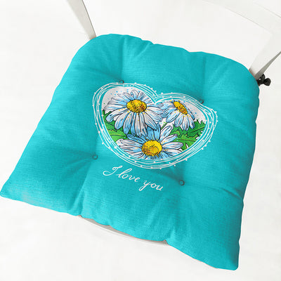 Cojín Grueso de Algodón y Lino para Silla Daisy - Image 40