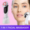 Masajeador Facial 7 en 1 con Microcorriente EMS y Luz LED