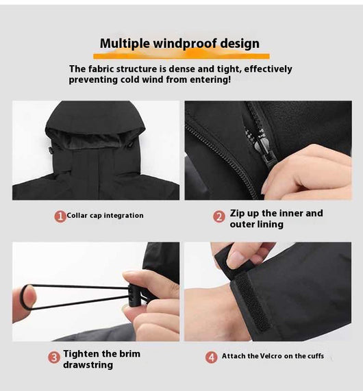 Chaqueta Táctica Impermeable para Montaña con Sellado Térmico - Image 26