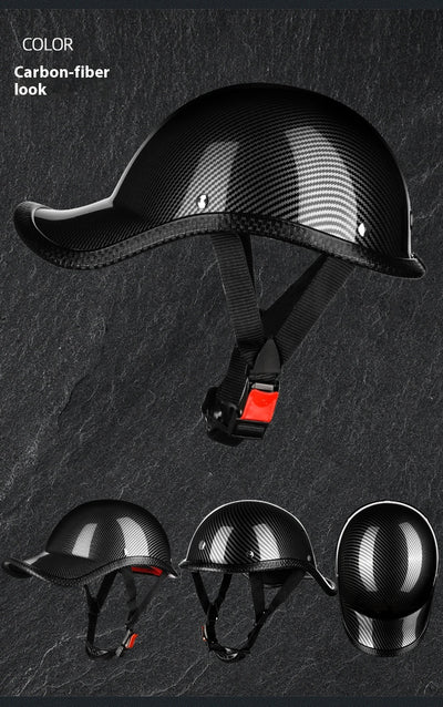 Casco Retro Eléctrico con Batería para Motocicleta - Protección de Seguridad Media - Image 21