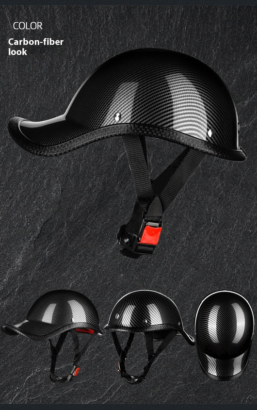 Casco Retro Eléctrico con Batería para Motocicleta - Protección de Seguridad Media - Image 21