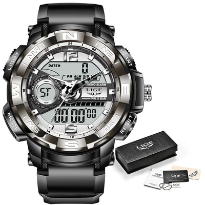 Reloj Multifuncional con Doble Pantalla y Movimiento de Cuarzo - Image 4