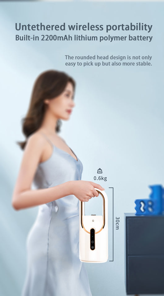 Ventilador Portátil USB con Humidificador y Enfriador de Aire - Image 10