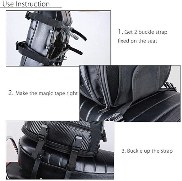 Bolsa Trasera Impermeable para Motocicleta