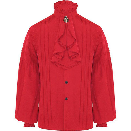 Camisa Medieval Europea con Mangas Farol - Estilo Samurái - Image 12