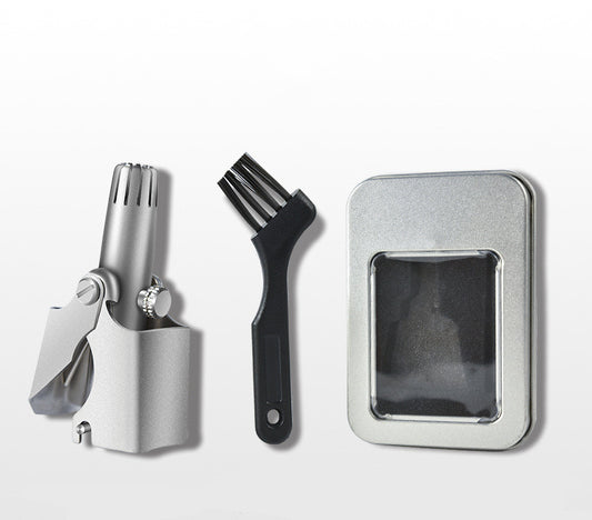 Tijeras de Acero Inoxidable para Depilación de Vello Nasal Manual para Hombres - Image 2