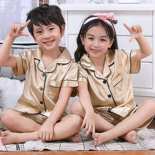 Pijama Infantil de Seda Transpirable para Casa - Image 4