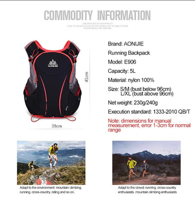 Chaleco Deportivo Mochila Hidratante para Correr - Image 26