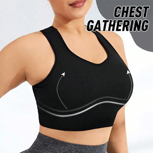 Sujetador Deportivo Invisible sin Costuras con Soporte Push-up para Yoga y Ejercicio