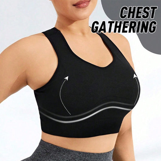 Sujetador Deportivo Invisible sin Costuras con Soporte Push-up para Yoga y Ejercicio