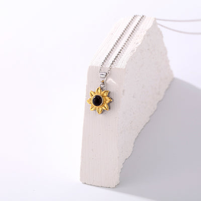 Collar Proyector de Girasol en Plata S925 para Mujer - Image 9