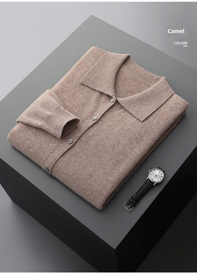 Camisa Interior Clásica de Botones y Color Sólido para Hombre - Image 15